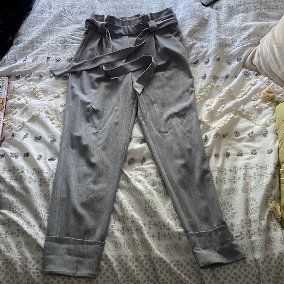 Dynamite Slim Leg Belted Dress Pant - Picture 2 of 12